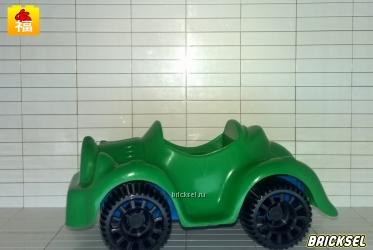 Машинка с открытым верхом темно-зеленая