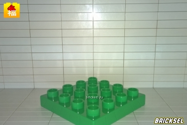 Пластина 4х4 зеленая