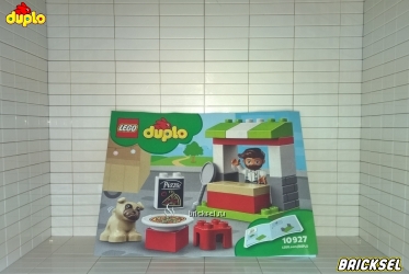 Инструкция к набору LEGO DUPLO 10927: Пицца-стенд