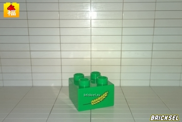 Кубик 2х2 "колосок" зеленый