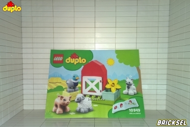 Инструкция к набору LEGO DUPLO 10949: Уход за животными на ферме