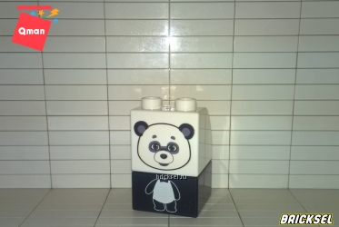 Кубики медведь панда