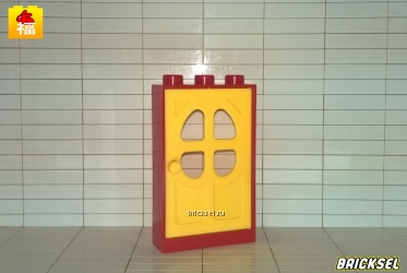 Дверной проем с желтой дверью (меньше Дупло по высоте, но отлично стыкуется) красный