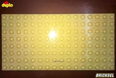 Пластина 8х16 светло-желтая