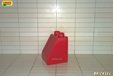 Кубик скос 2х2 красный