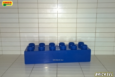 Кубик 2х6 синий