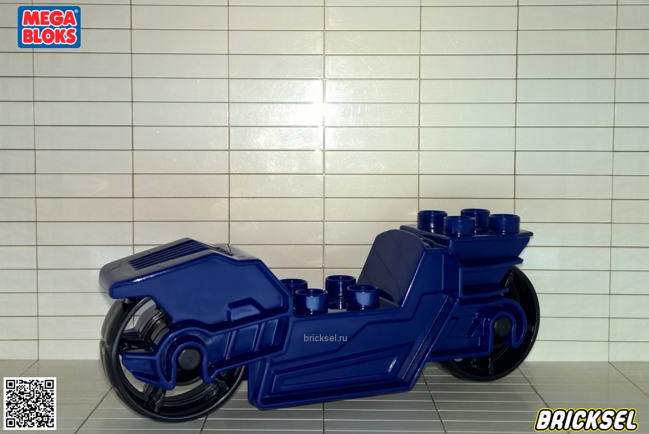 Мега Блокс Мотоцикл Гончика темно-синий, Оригинал MEGA BLOKS