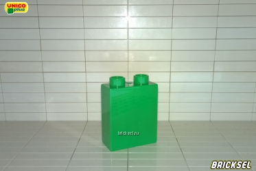 Кубик 1х2х2 зеленый