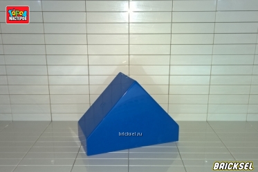 Кубик арка треугольная 2х4 синяя