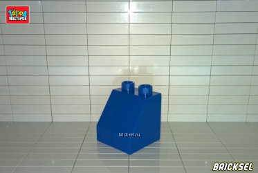 Кубик скос 2х2 синий