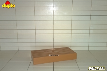 Плитка 2x4x1/2 с древесной структурой светло-коричневая