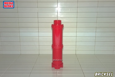 Колонна 1х1 красная, труба сточная, канализационная (универсальный формфактор)