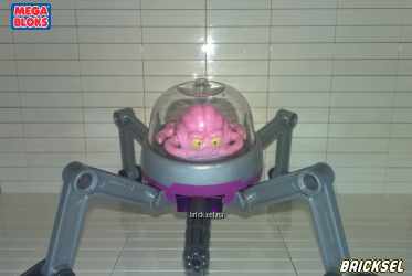Мега Блокс Мозг с роботом пауком, Черепашки Ниндзя Тинэйджеры, Оригинал MEGA BLOKS, очень редкий