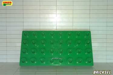 Пластина 4х8 зеленая