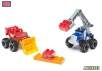 Мега Блокс Конструктор MEGA BLOKS DRX14: Вспыш и Монстр-траки, Оригинал MEGA BLOKS